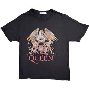 Daydreamer Queen Brand Graphic T Shirt Logo Gray Womens Small